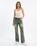 Heidi-Outlet - Rakar | Printed Washed Pants Women