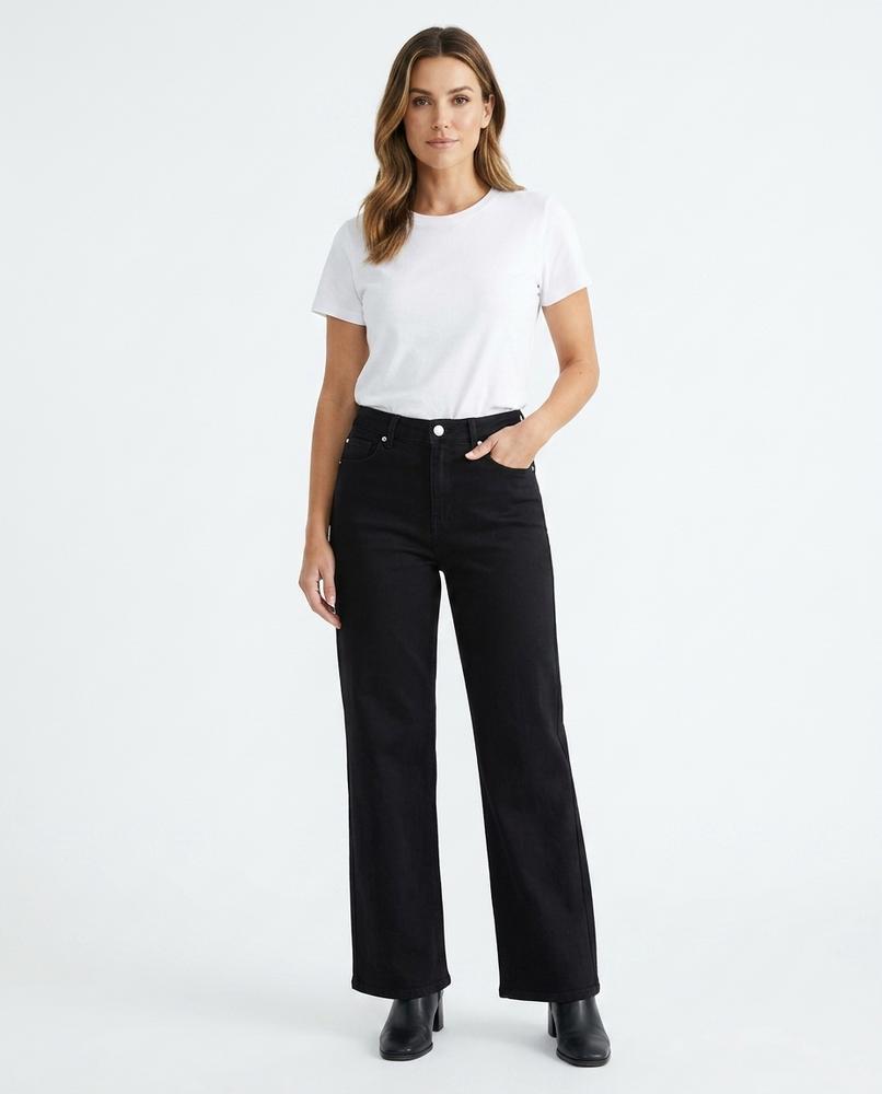 Heidi-Outlet - Lehal | High-Waisted Straight-Leg Pants Women