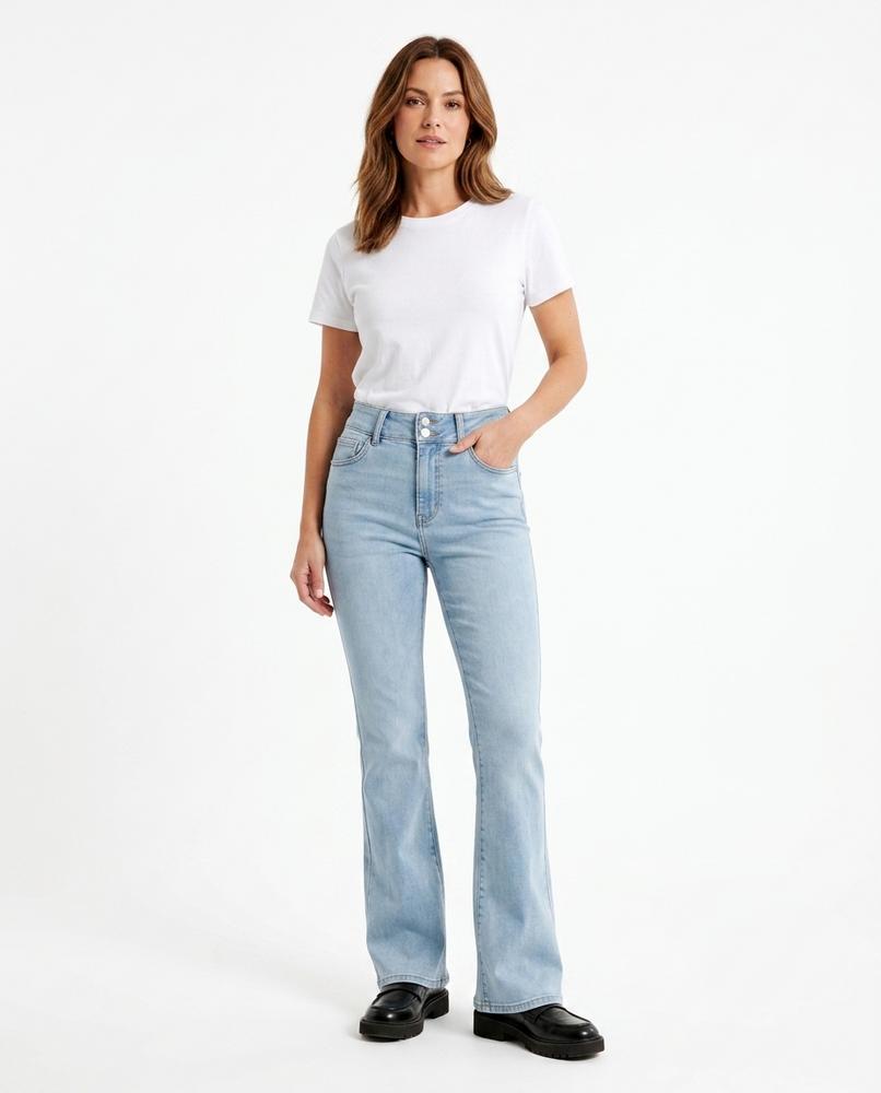 Heidi-Outlet - Lehal | High-Waisted Straight-Leg Pants Women