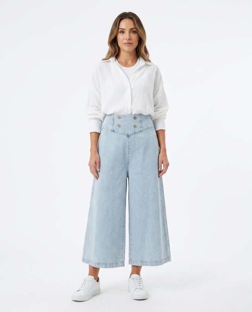 Heidi-Outlet - Maron | High-Waisted Wide-Leg Pants Women