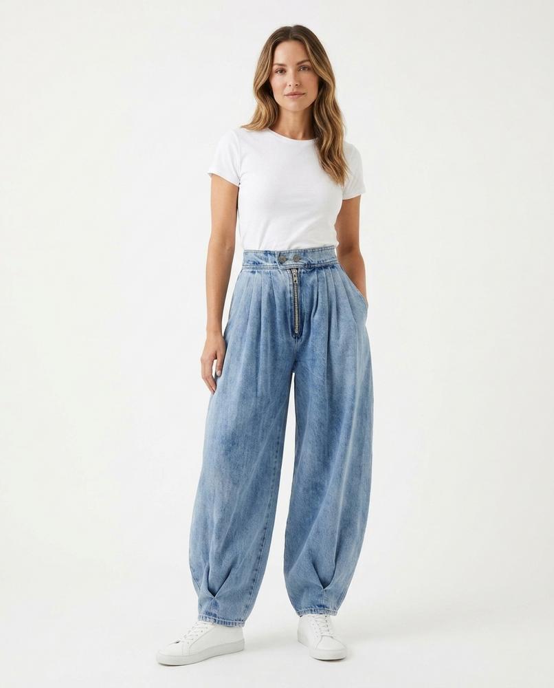 Heidi-Outlet - Zesen | High-Waisted Balloon Leg Pants Women