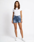 Heidi-Outlet - Roken | High-Waisted Button-Fly Shorts Women