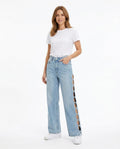 Heidi-Outlet - Damel | Wide-Leg Cut-Out Pants Women