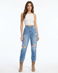 Heidi-Outlet - Miron | High-Waisted Ripped Pants Women