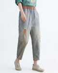 Heidi-Outlet - Tarev | Distressed Patched Pants Women