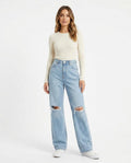 Heidi-Outlet - Mamin | High-Waist Ripped Pants Women