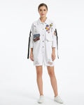 Heidi-Outlet - Lekar | Distressed Patched Dress Women