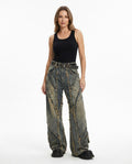 Heidi-Outlet - Neren | Wide-Leg Distressed Pants Women
