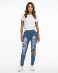 Heidi-Outlet - Letal | Ripped Skinny Fit Pants Women