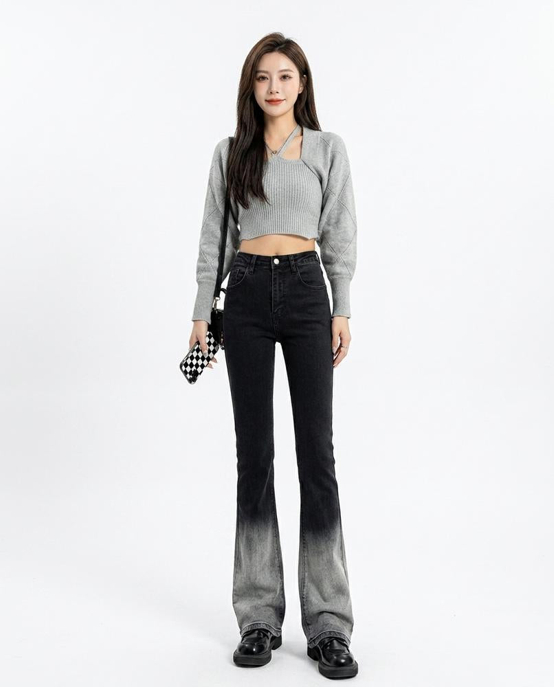 Heidi-Outlet - Lomir | Flared Ombre Pants Women