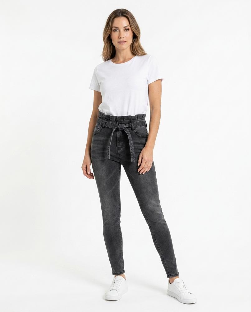 Heidi-Outlet - Rimin | High-Waisted Belted Pants Women