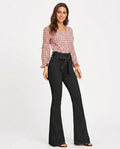 Heidi-Outlet - Mihal | High-Waist Flared Pants Women