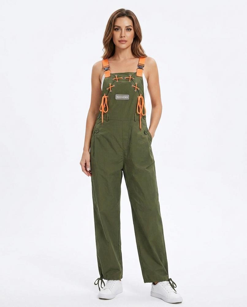 Heidi-Outlet - Valan | Wide-Leg Bib-Front Pants Unisex
