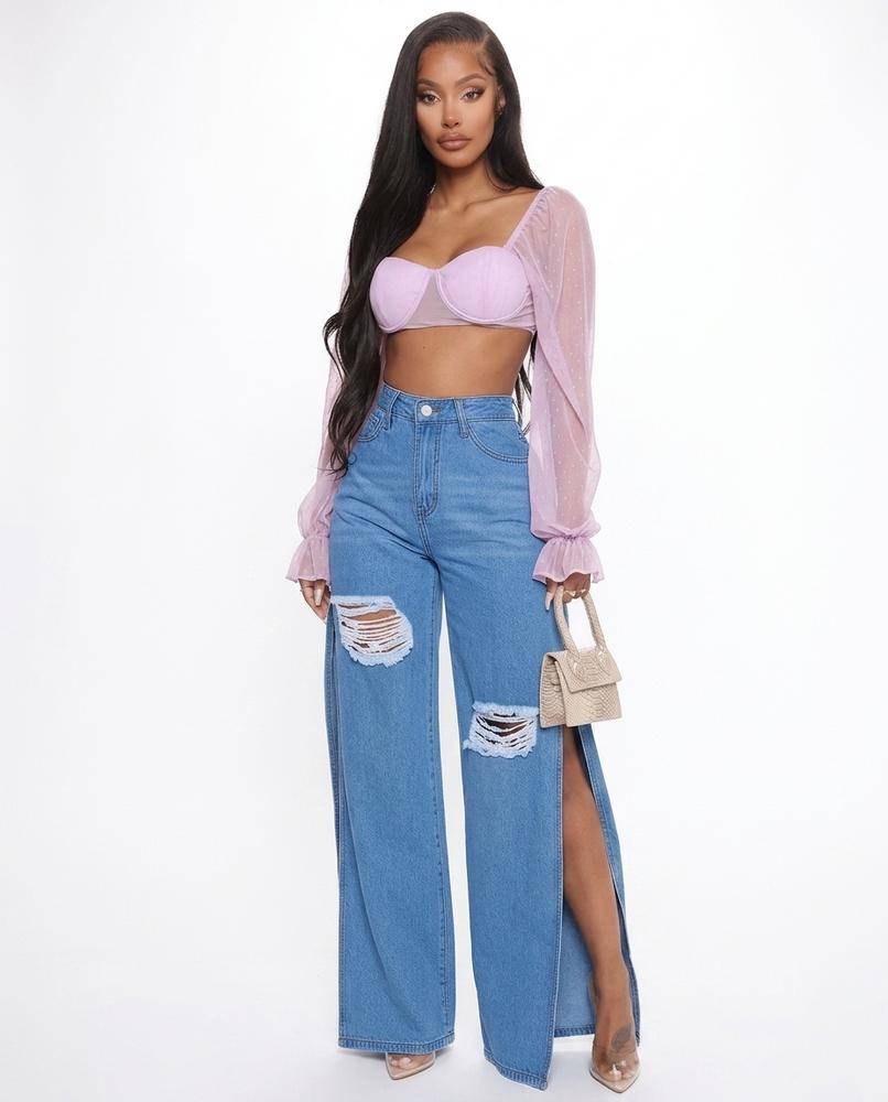 Heidi-Outlet - Cotal | Wide-Leg High-Waist Pants Women