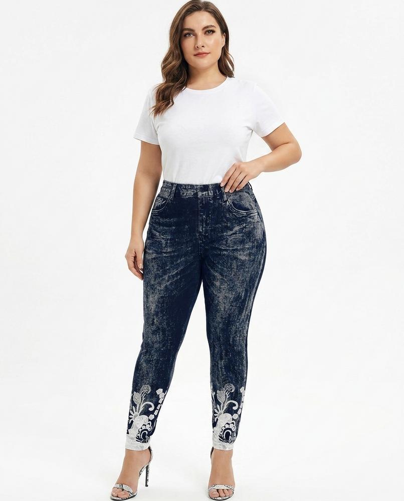 Heidi-Outlet - Velar | High-Waisted Printed Pants Women