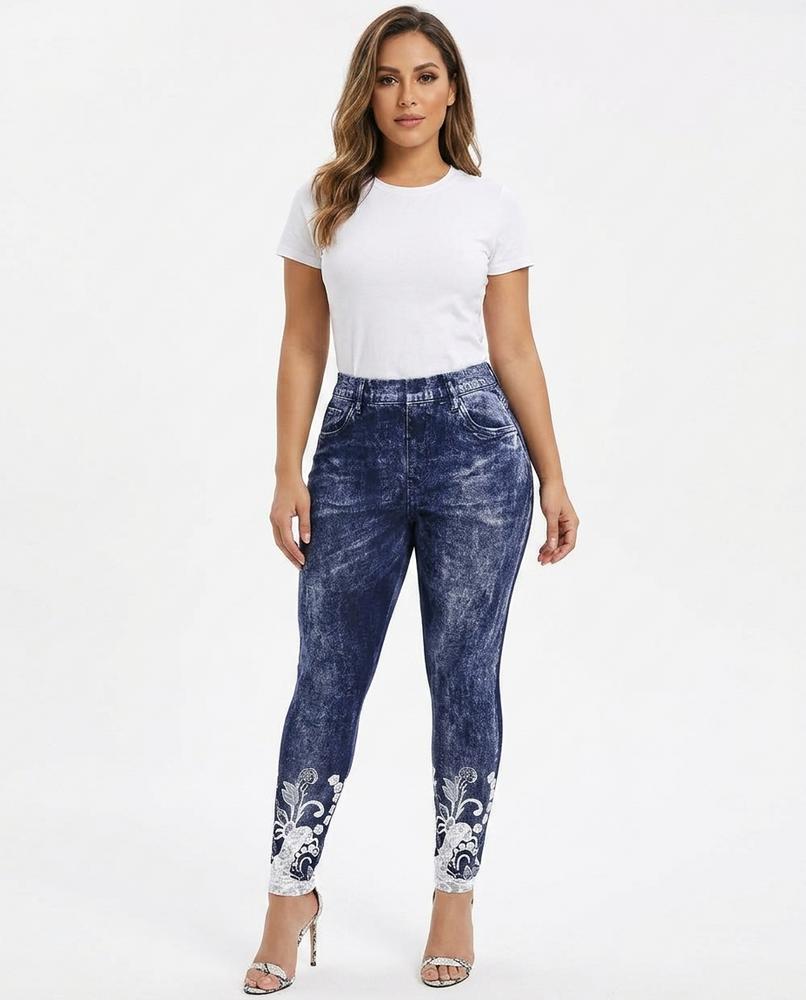 Heidi-Outlet - Velar | High-Waisted Printed Pants Women