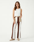 Heidi-Outlet - Kalin | Color-Blocked Flared Pants Women
