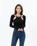 Heidi-Outlet - Nivar | Cut-Out Long-Sleeved Top Women
