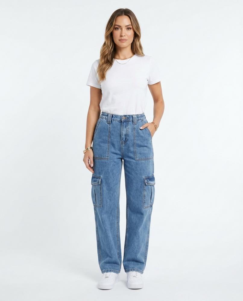 Heidi-Outlet - Cazan | Contrast-Stitched Wide-Leg Pants Women