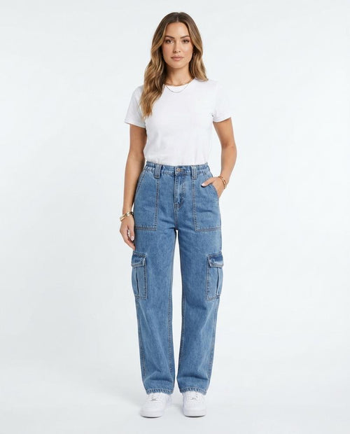 Heidi-Outlet - Cazan | Contrast-Stitched Wide-Leg Pants Women