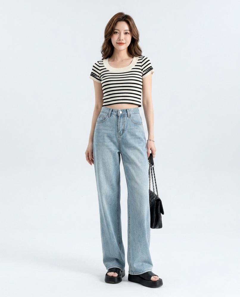 Heidi-Outlet - Lyven | High-Waist Wide-Leg Pants Women