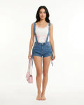 Heidi-Outlet - Alsan | Denim Suspender Pants Women