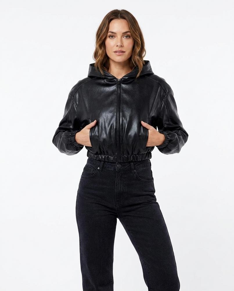 Heidi-Outlet - Tamon | Hooded Cropped Jacket Women