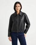Heidi-Outlet - Ketir | Faux-Leather Zip-Up Leather Jacket Women