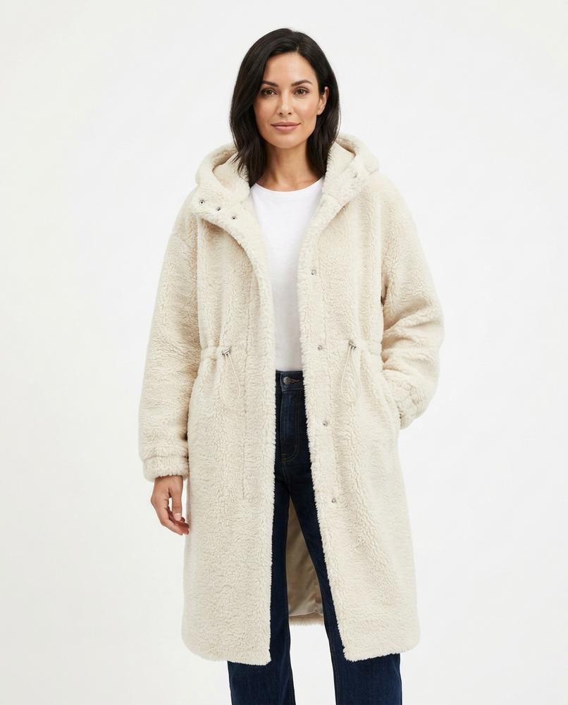 Heidi-Outlet - Mivar | Hooded Faux Fur Coat Women