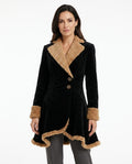 Heidi-Outlet - Zeren | Shearling-Trimmed Fit-and-Flare Coat Women