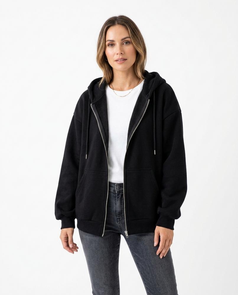 Heidi-Outlet - Nolan | Zip-Up Fleece-Lined Hoodie Women