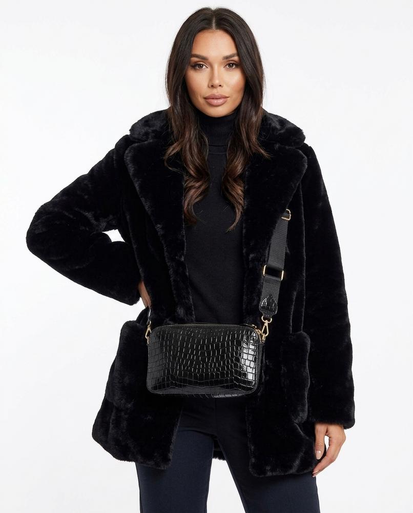 Heidi-Outlet - Nivan | Plush Open-Front Coat Women