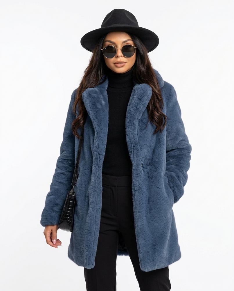 Heidi-Outlet - Nivan | Plush Open-Front Coat Women