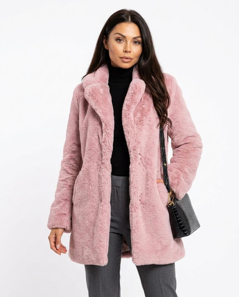 Heidi-Outlet - Nivan | Plush Open-Front Coat Women