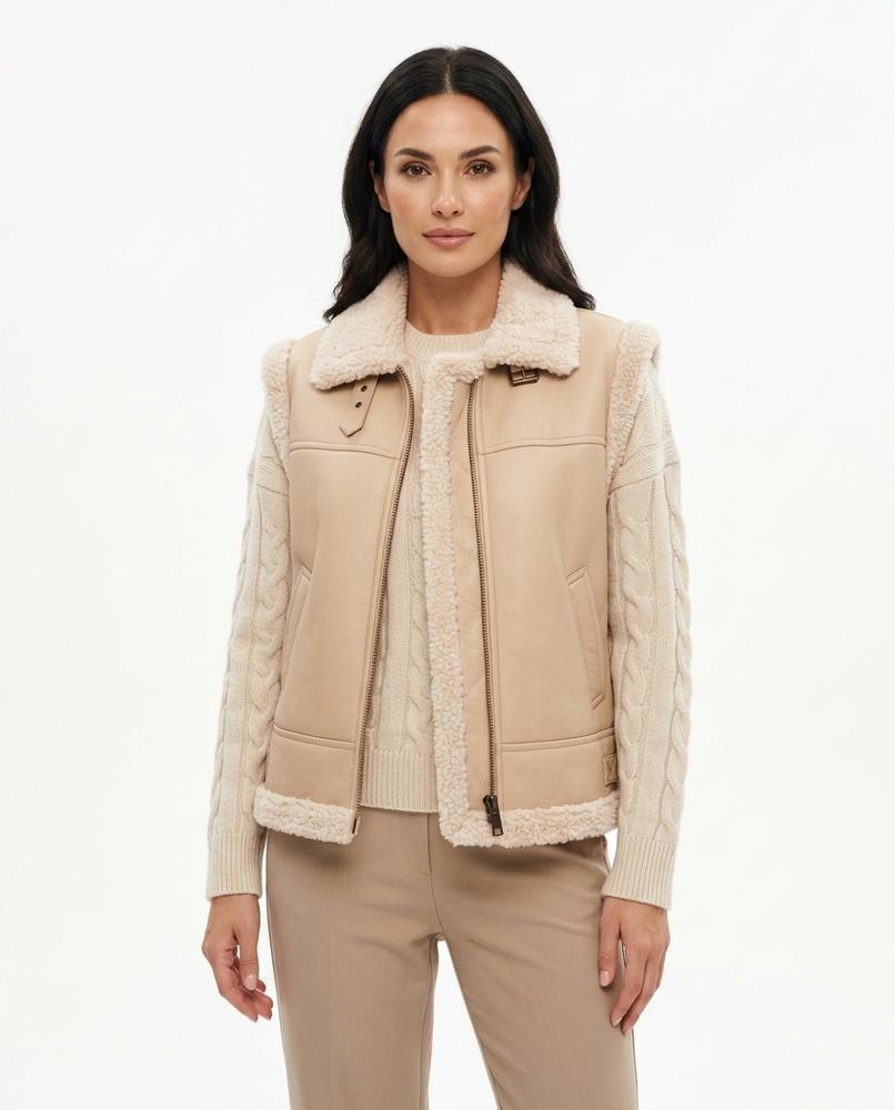 Heidi-Outlet - Vetir | Shearling-Lined Zip-Up Vest Women