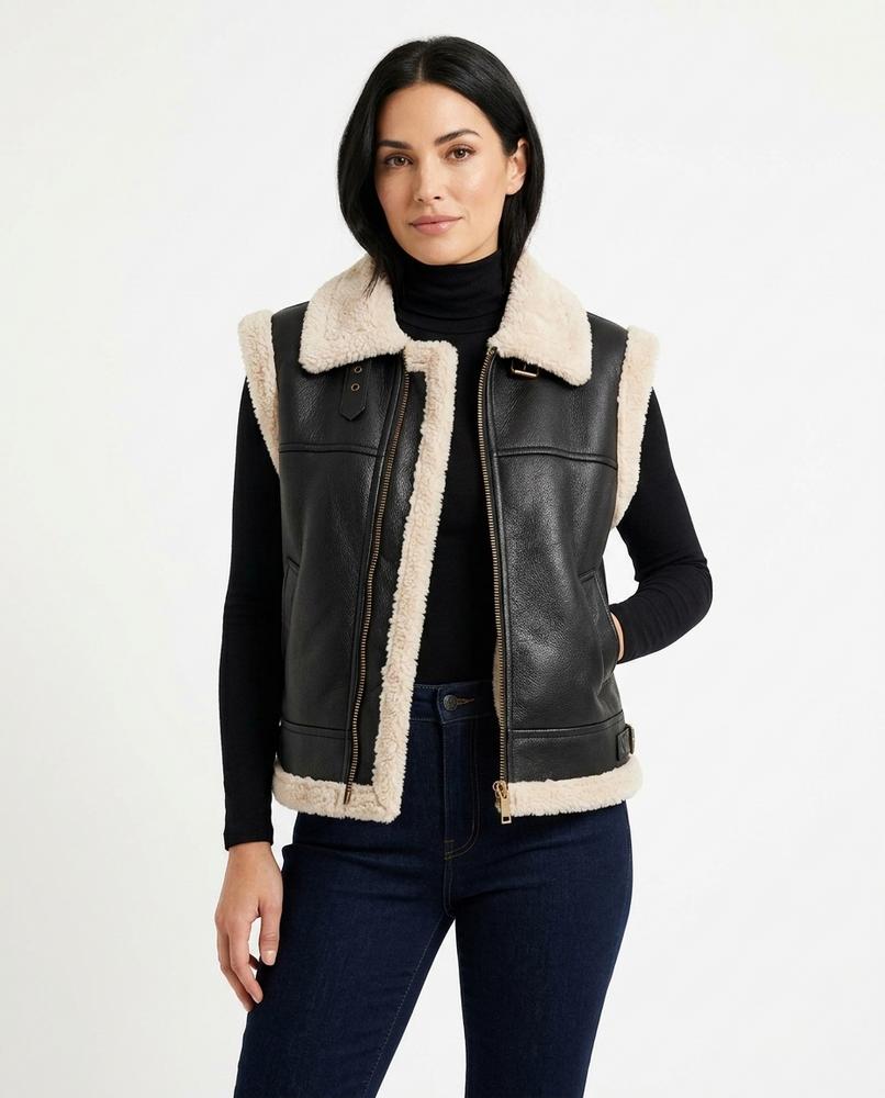 Heidi-Outlet - Vetir | Shearling-Lined Zip-Up Vest Women