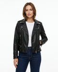 Heidi-Outlet - Dalan | Asymmetrical Zippered Leather Jacket Women