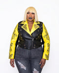 Heidi-Outlet - Lamon | Studded Two-Tone Jacket Women