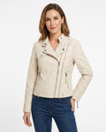 Heidi-Outlet - Vadar | Asymmetrical Fitted Leather Jacket Women