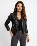 Heidi-Outlet - Noken | Fitted Faux-Leather Jacket Women