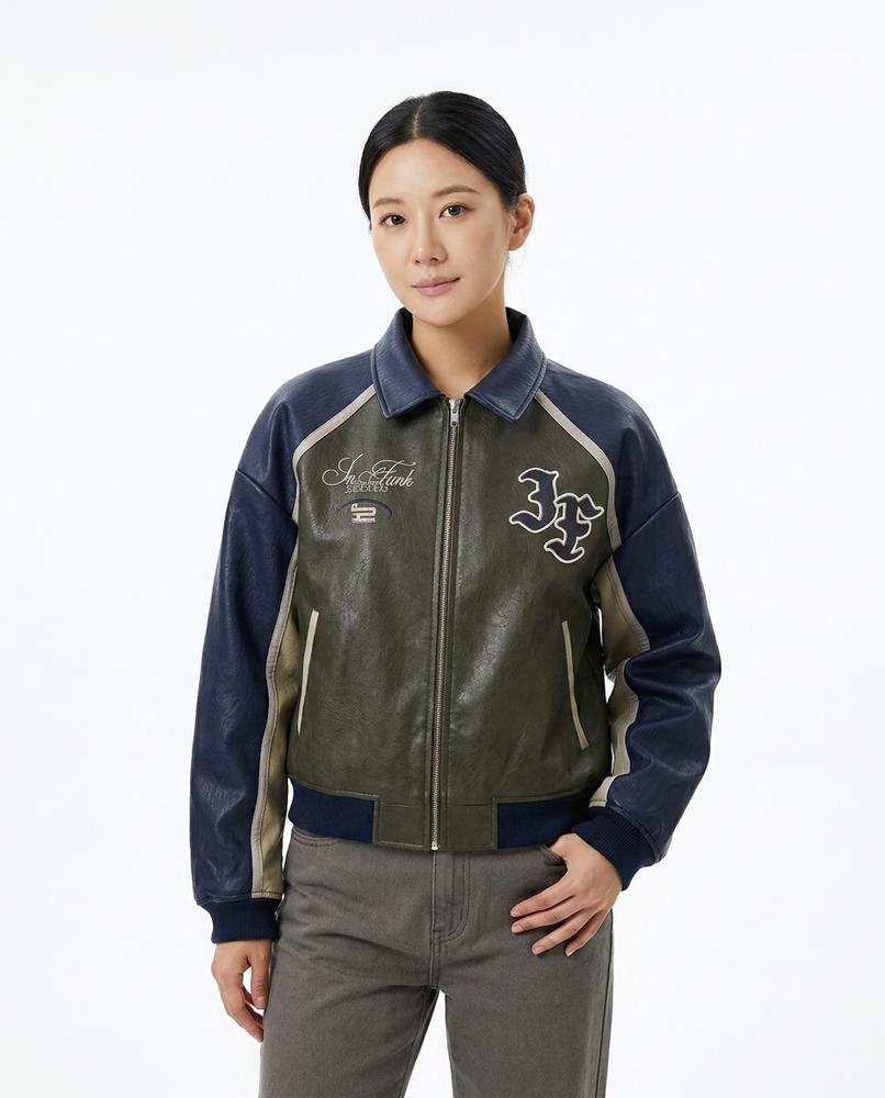 Heidi-Outlet - Zalen | Two-Tone Embroidered Jacket Unisex