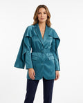 Heidi-Outlet - Cadan | Satin Caped Blazer Women