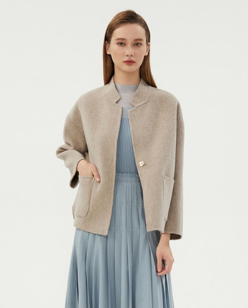 Heidi-Outlet - Sanav | Wool Single-Button Jacket Women