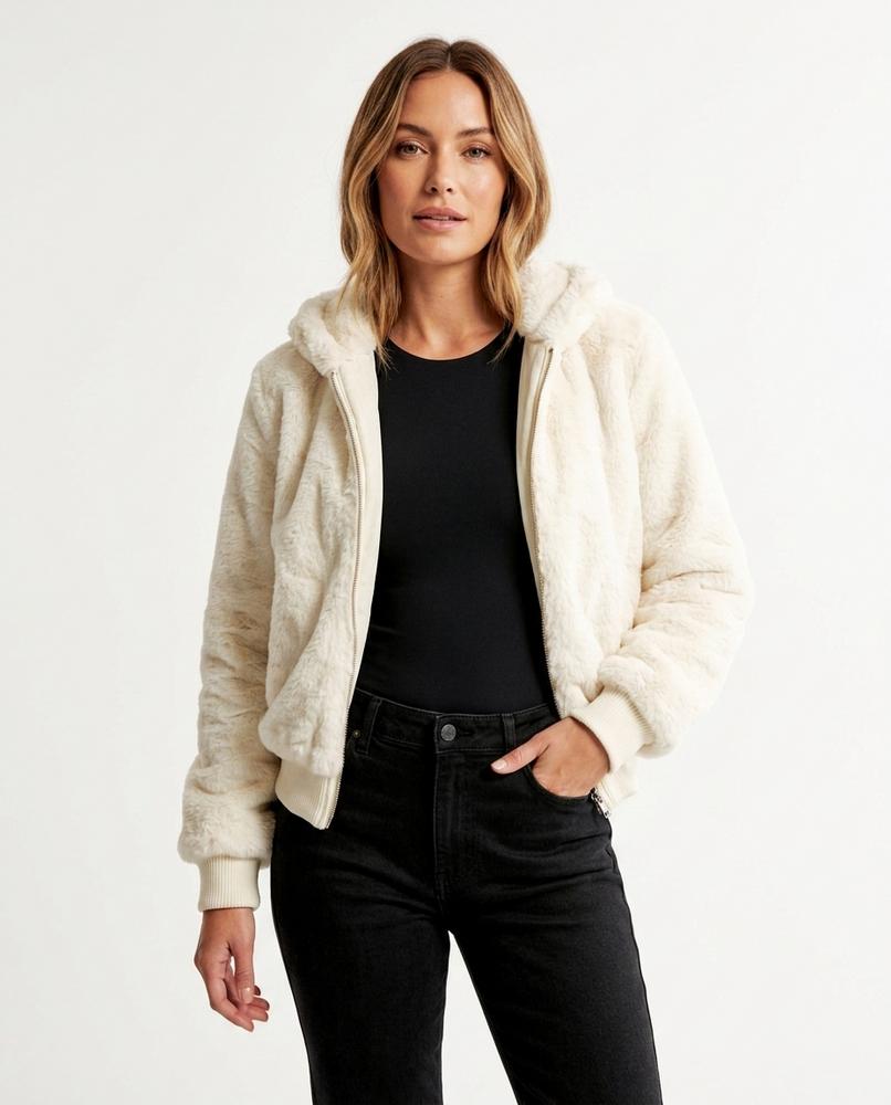 Heidi-Outlet - Vevar | Faux Fur Hooded Jacket Women