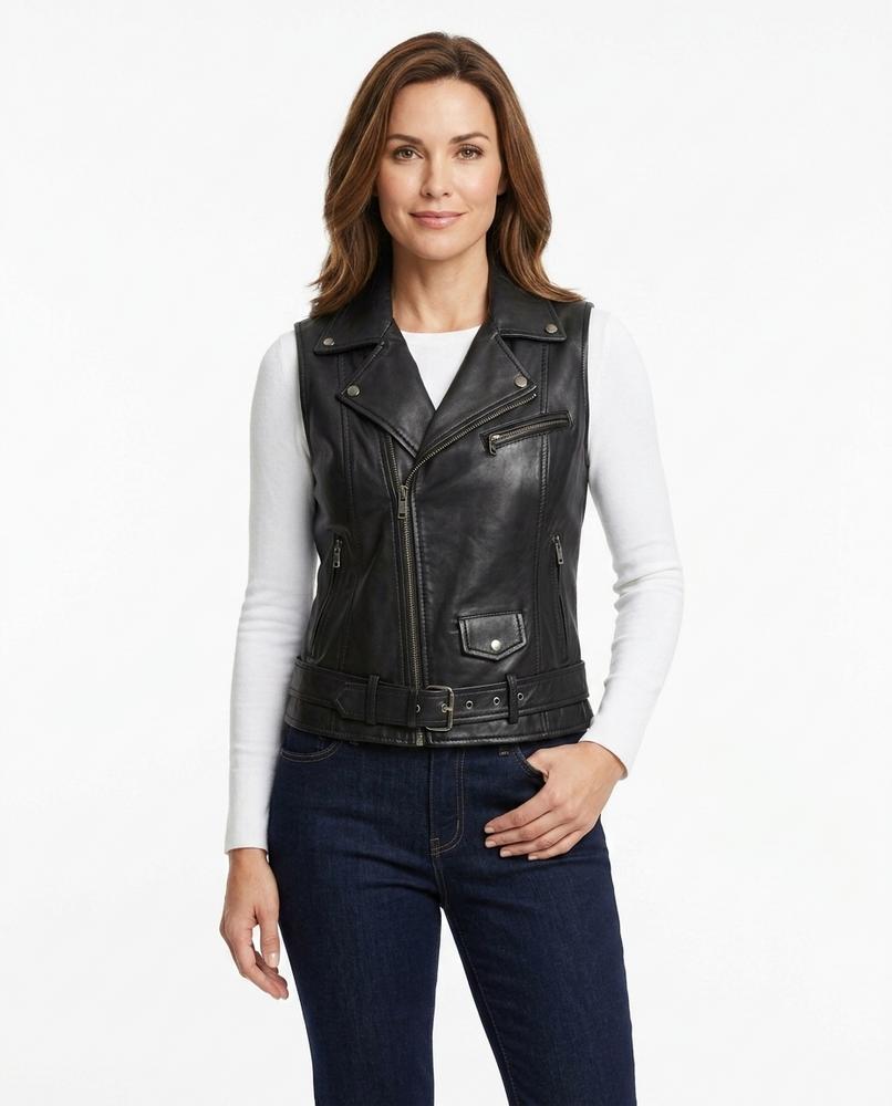 Heidi-Outlet - Yohal | Asymmetrical Belted Vest Women