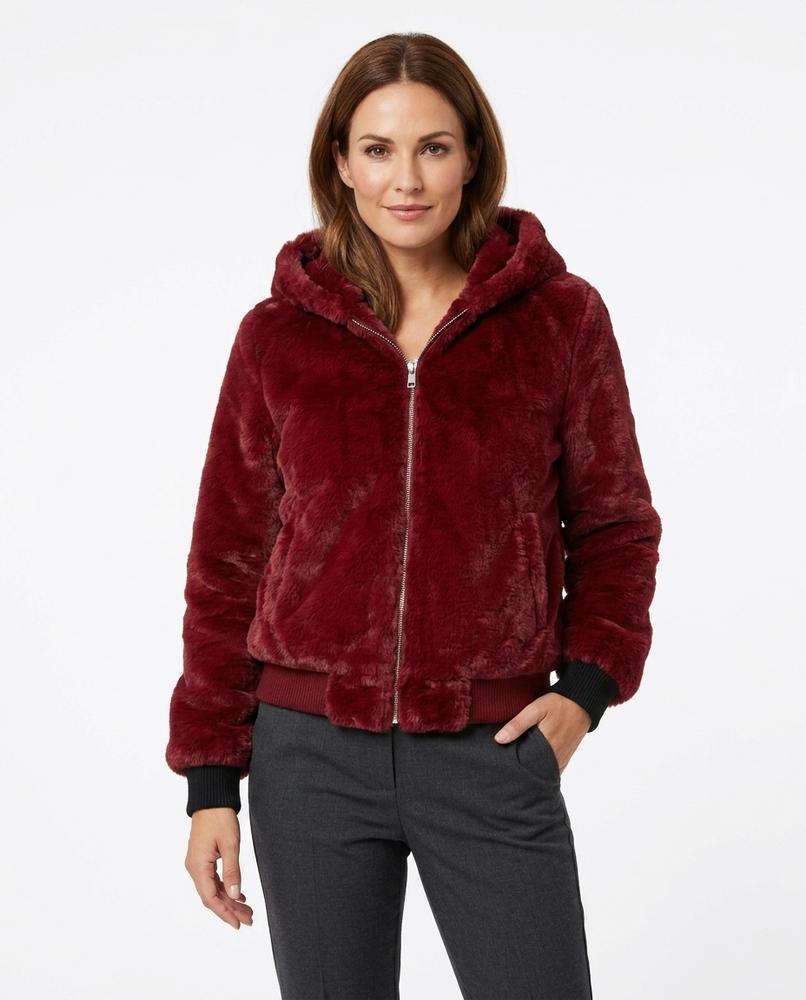 Heidi-Outlet - Vevar | Faux Fur Hooded Jacket Women