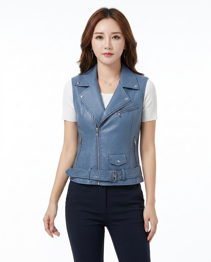Heidi-Outlet - Yohal | Asymmetrical Belted Vest Women