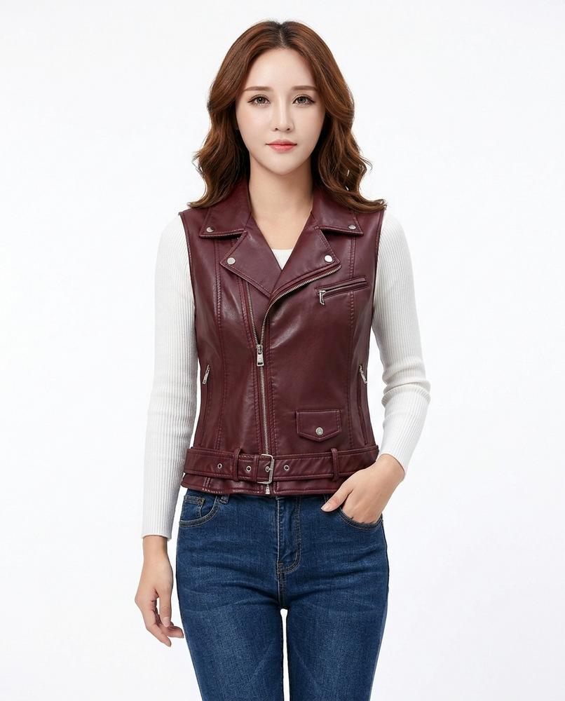 Heidi-Outlet - Yohal | Asymmetrical Belted Vest Women