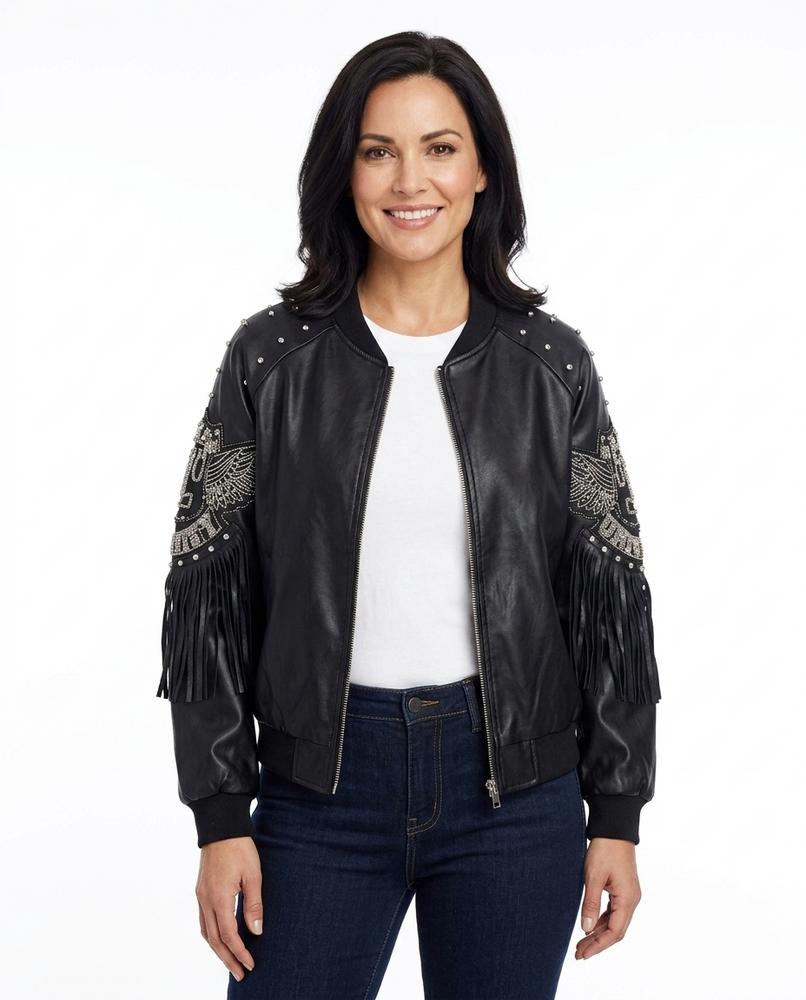 Heidi-Outlet - Latal | Embellished Fringed Jacket Women