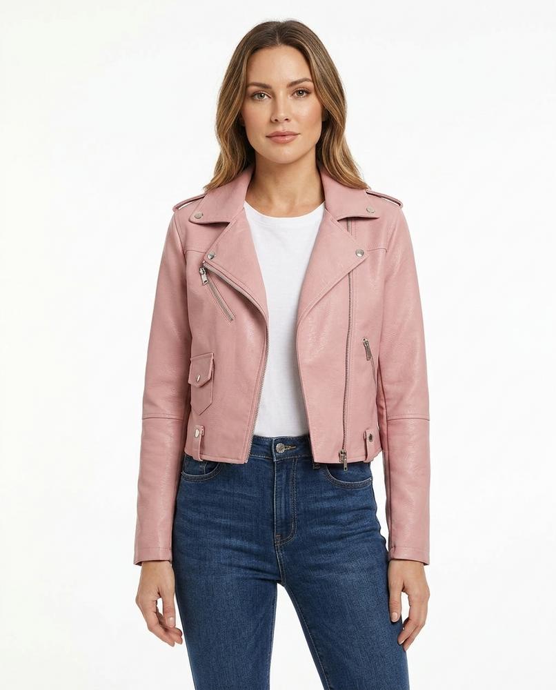 Heidi-Outlet - Alnal | Asymmetrical Tailored Leather Jacket Women